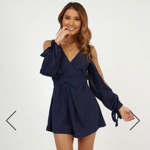 ShowPo September Song Playsuit in Navy